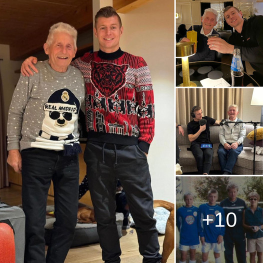 A Touching Holiday Greeting from Toni Kroos and His Grandfather.