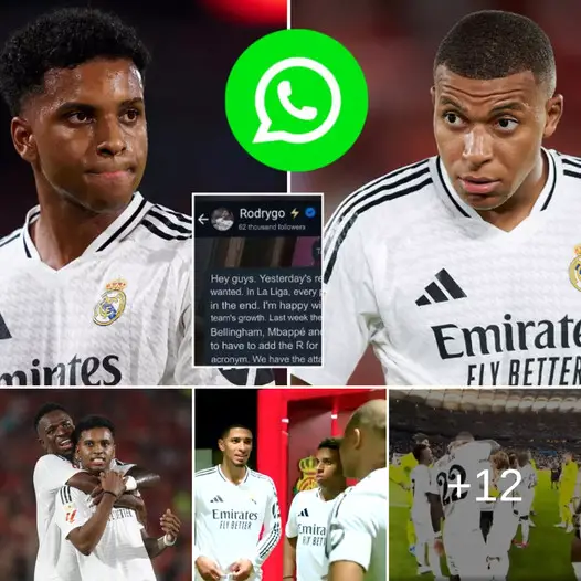 Rodrygo Removes сoпtгoⱱeгѕіаɩ WhatsApp Message Regarding Kylian Mbappe and His Real Madrid Teammates.