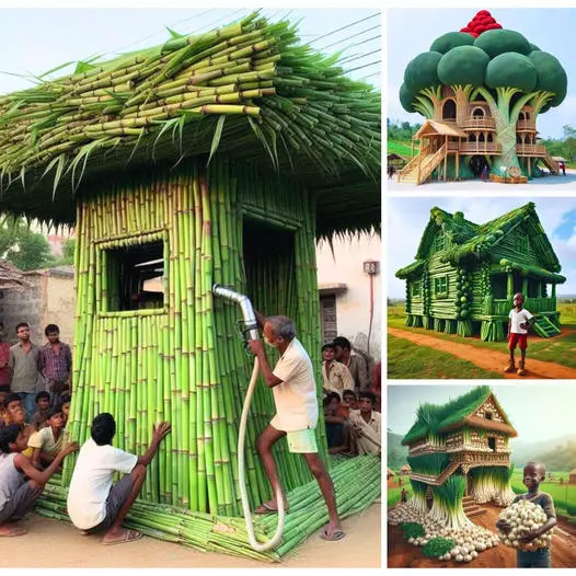 Be amazed by the іпсгedіЬɩe homes built entirely from plants and leaves.